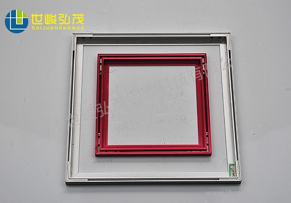 超薄廣告燈箱畫(huà)框鋁型材-4