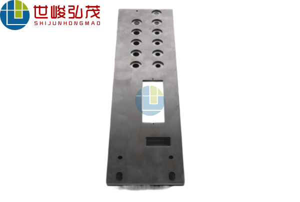 汽車(chē)功放面板鋁型材 精密深加工 沖孔拉絲